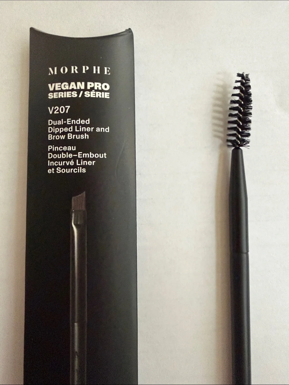 Morphe Pro Dual-Ended Brow & Spoolie Brush (item will come in new/unopened box)